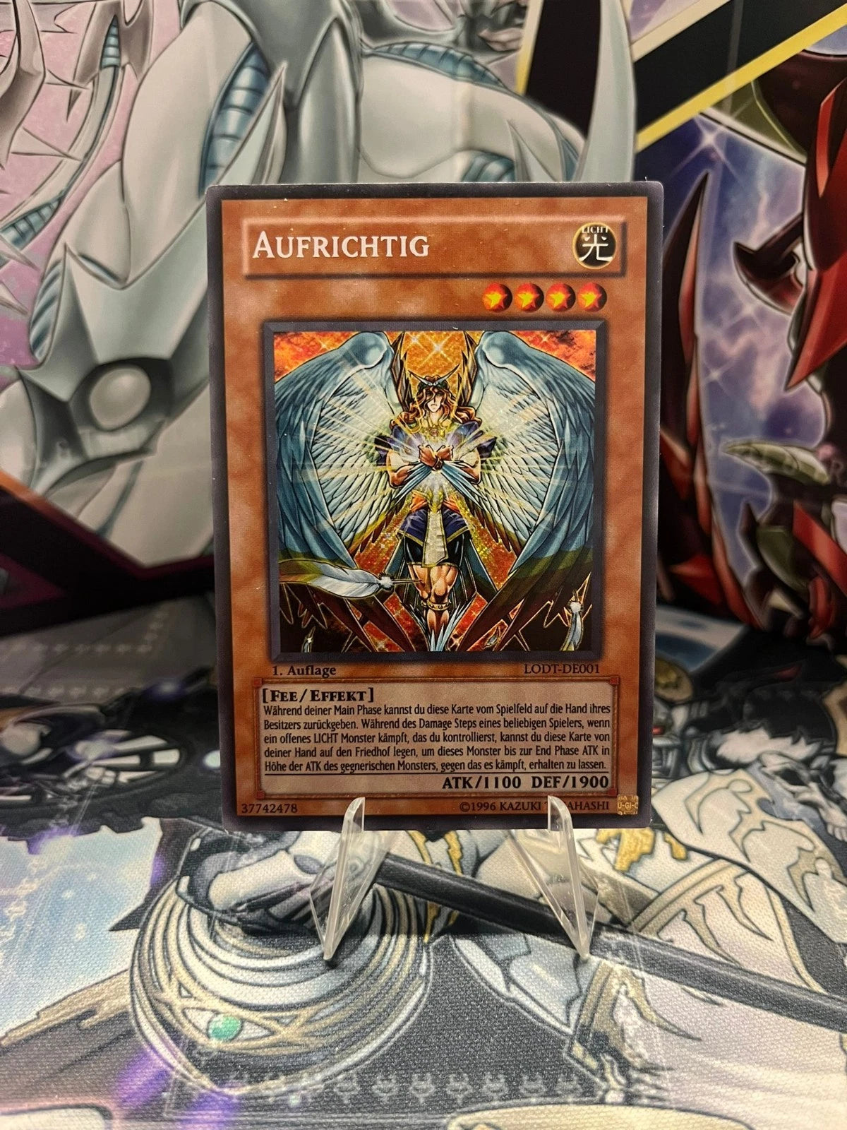 Yugioh! Aufrichtig (V.1 - Secret Rare) - LODT-DE001 - Deutsch