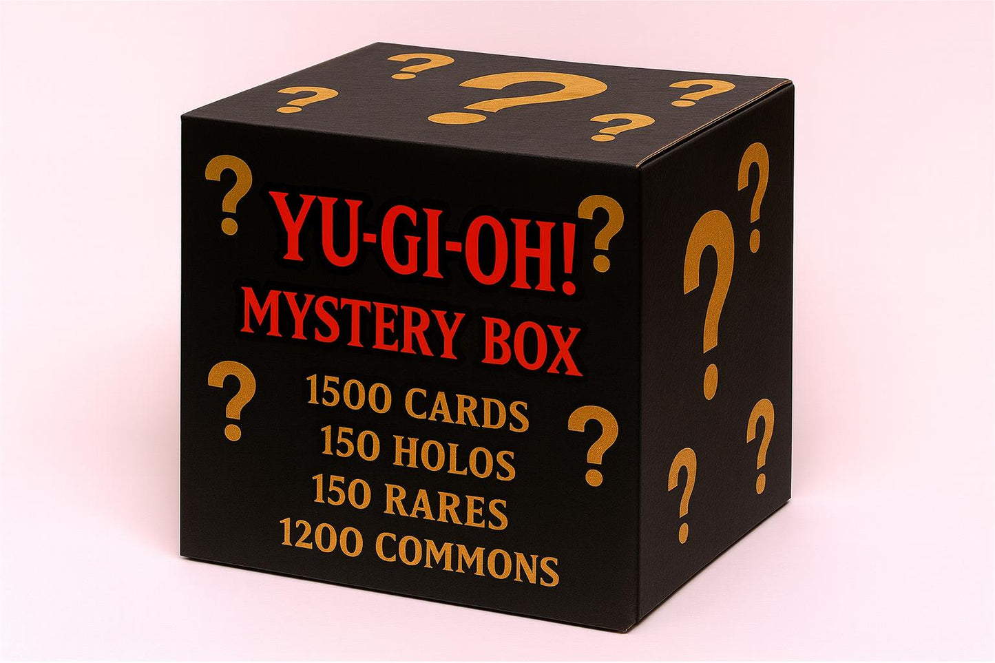 Yu-Gi-Oh! Zufällige Box mit 1500 Karten, Holos - Rares - Commons