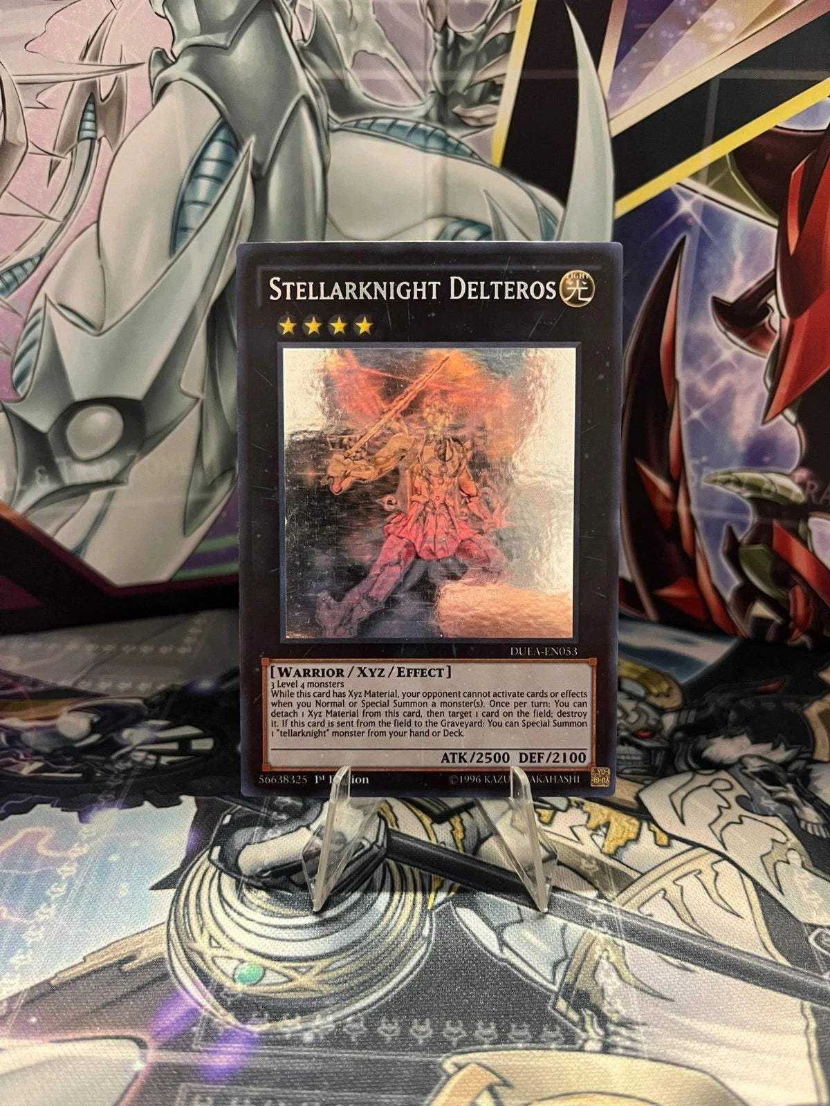 Yugioh! Wandelsternritter Delteros (V.3 - Ghost Rare) - DUEA-EN053 - Englisch