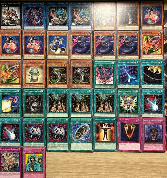 Yu-Gi-Oh! Reptilianisch, Reptilien Deck - Deutsch - Englisch