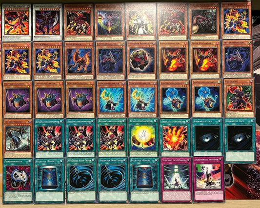 Yu-Gi-Oh! Resonator, Rotdrachen Deck - Deutsch - Englisch