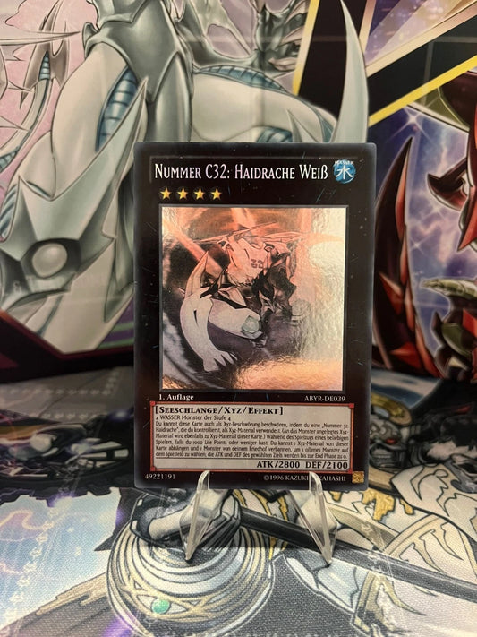 Yugioh! Nummer C32: Haidrache Weiß (V.3 - Ghost Rare) - ABYR-DE039 - Deutsch