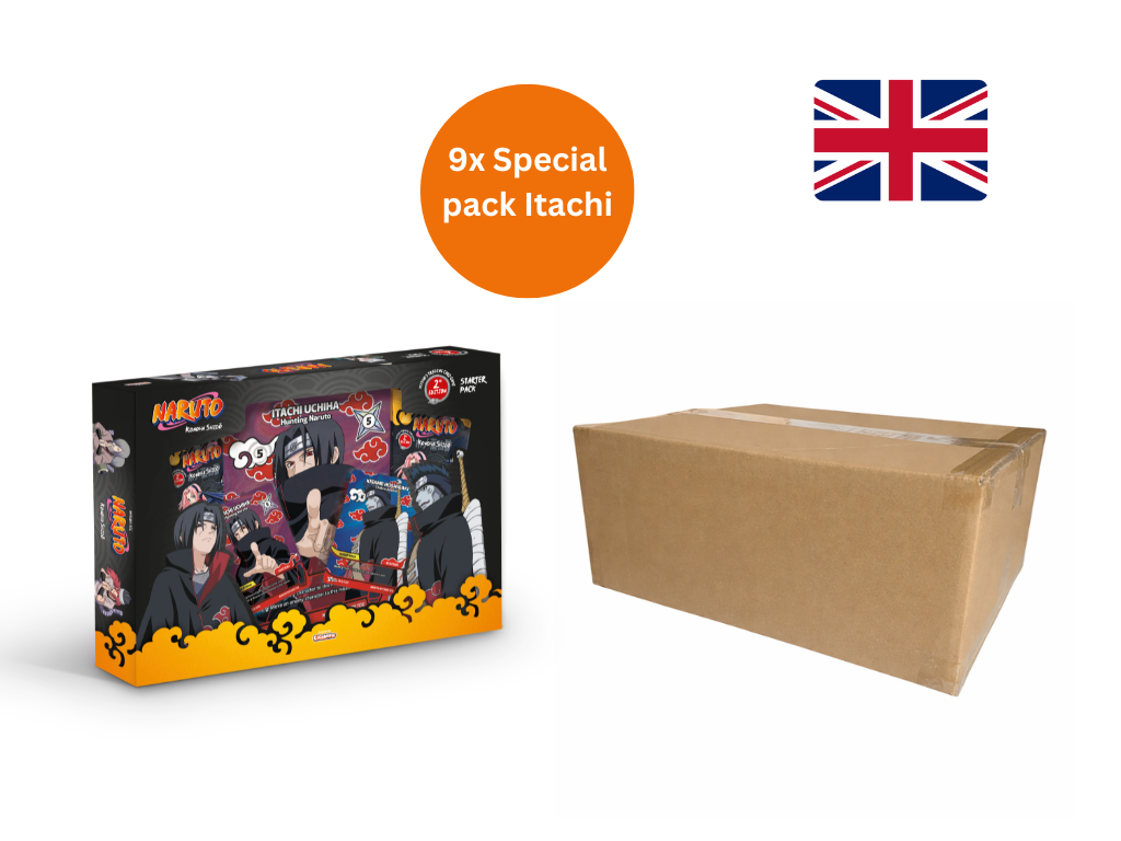 Naruto TCG: First set 2nd Edition Special Pack Itachi & Kisame CASE (9x Box) - PRE ORDER