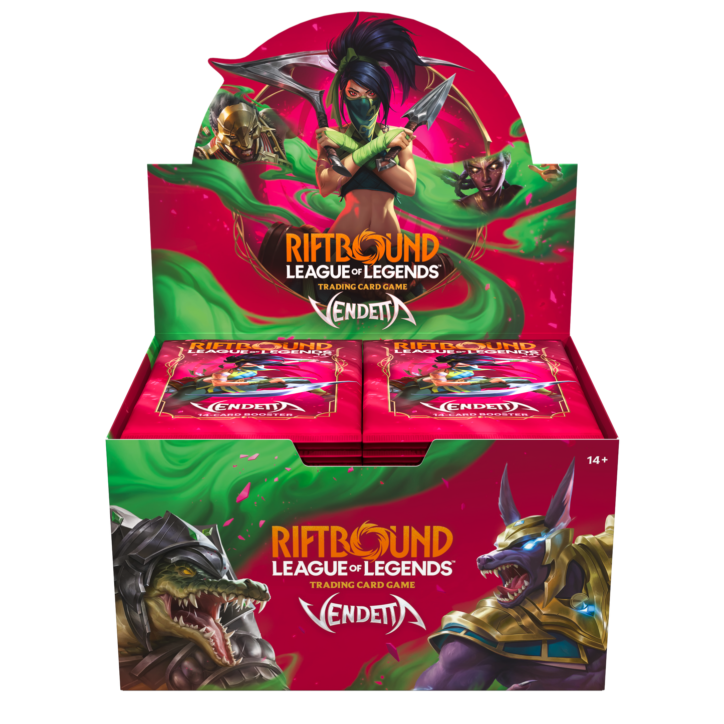 Riftbound: League of Legends TCG - Vendetta Display CASE (6 Display) - EN
